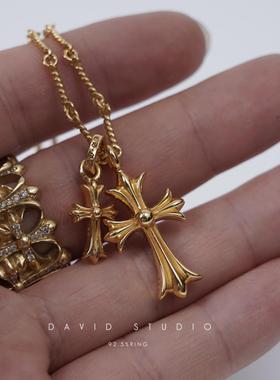 尅罗心镀金纯银情侣925