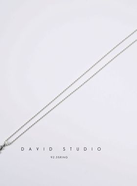 davidstudio925纯银情侣吊坠