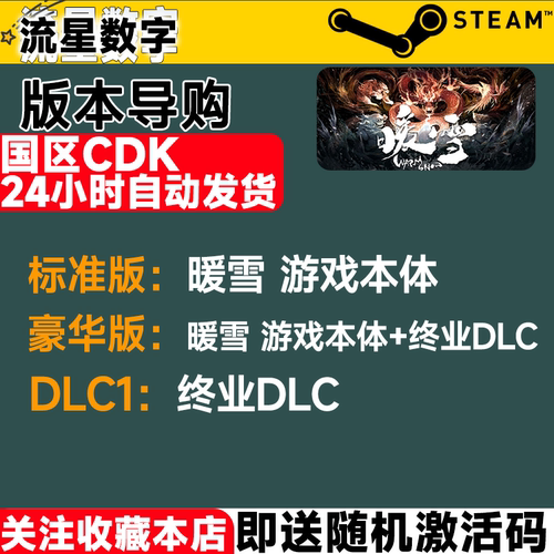 Steam正版国区KEY 暖雪 Warm Snow 终业DLC 激活码CDKEY现货 - 图0