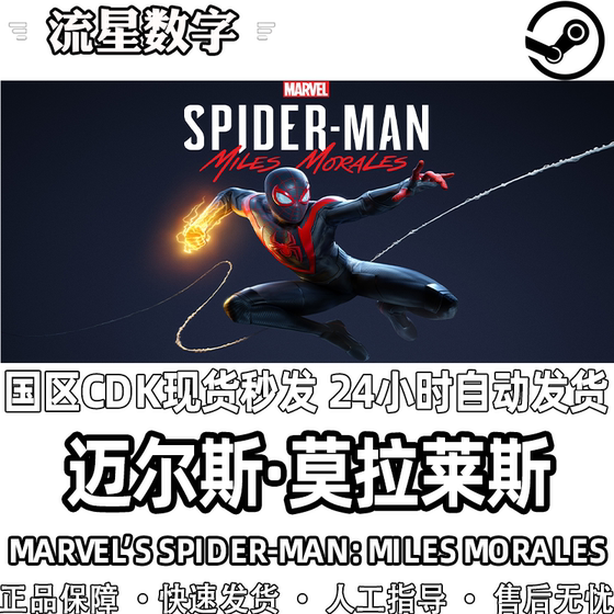 Steam genuine Spider-Man Miles activation code