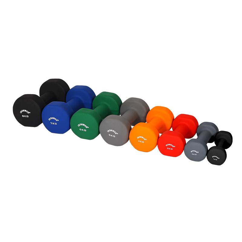 IRONWOD浸塑哑铃健身家用商用全包乳胶浸塑哑铃健身器材力量训练 - 图3