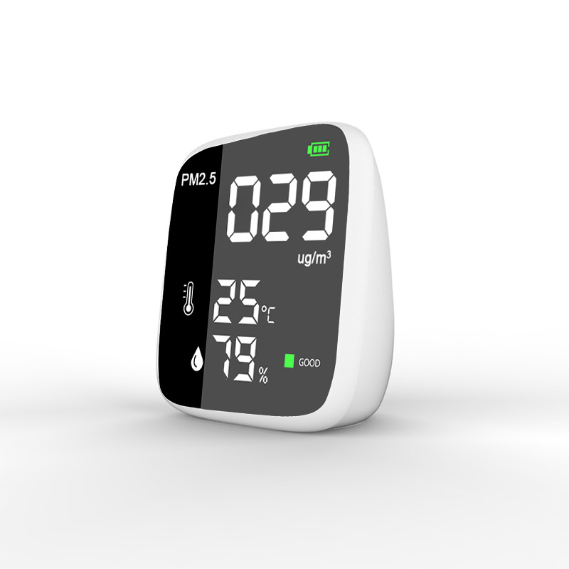 pm2.5测试仪气体检测仪 扬尘粉尘烟花爆竹污染烟尘尘埃粒子温度计 - 图1