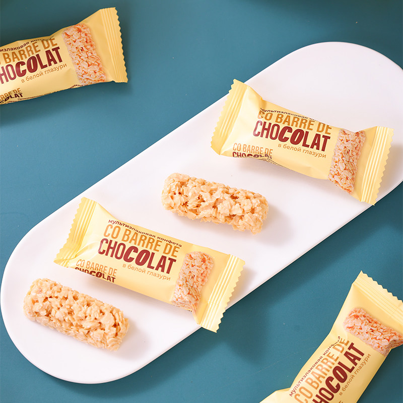 俄罗斯进口燕麦糖果粗粮牛奶谷物早餐棒休闲零食喜糖年货礼物200g,淘宝优惠券,粉丝福利购,淘宝优惠卷