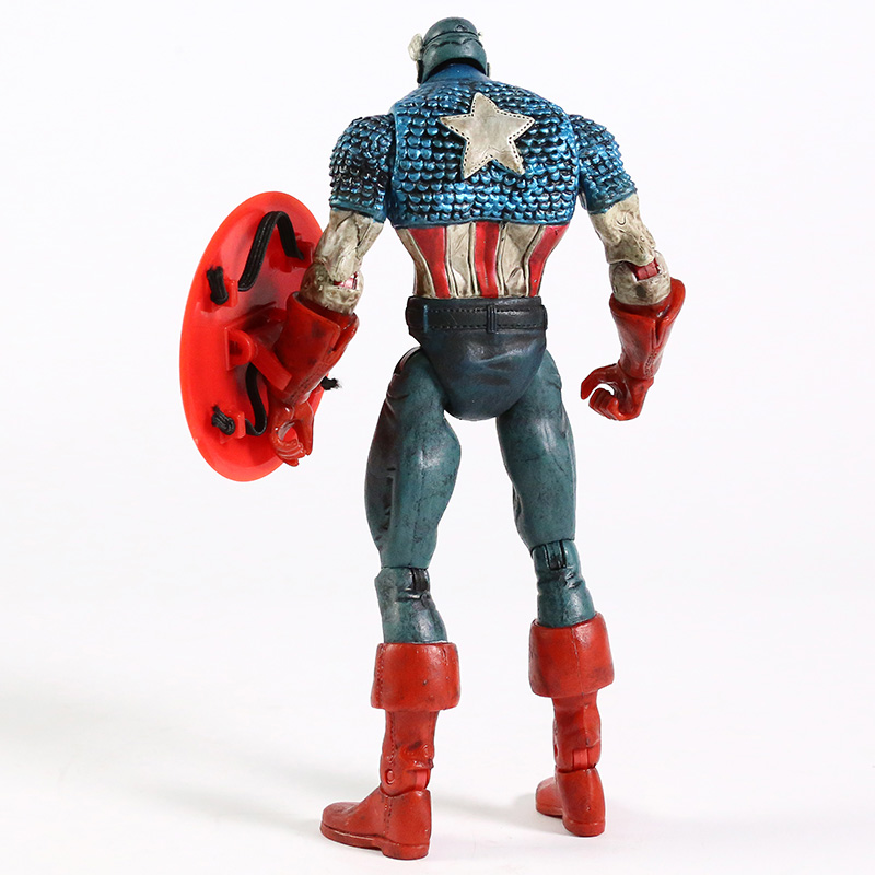 Marvel Zombie Series Captain America Spiderman Hulk Model Fi - 图3