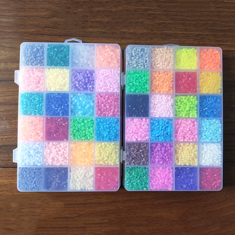 2.6mm Hama Beads 72 Colors Iron beads diy toy perler  Iron b - 图0