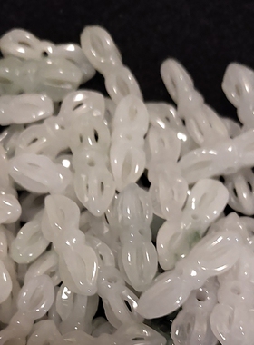 天然缅甸翡翠玉A货diy散件配件金刚杵手链项链脚链佛珠配饰吊坠