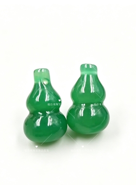 天然玉髓玛瑙立体小葫芦吊坠挂坠多色玉葫芦挂饰项坠玉器饰品
