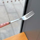Spoon fork cute cartoon ceramic handle stainless steel