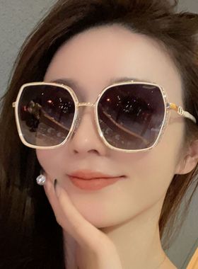 墨镜女2025年新款潮夏季防晒防紫外线大脸显瘦近视太阳眼镜高级感