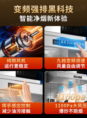 【热销爆款】变频商用油烟机