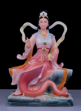 女娲娘娘神像补天女神汉白玉大地之母像创世娲皇女娲家用摆件