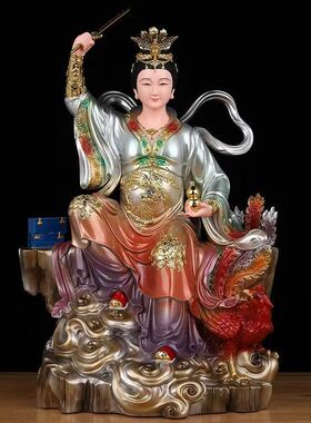 九天玄女神像九天圣母娘娘玄母天尊像体真身树脂佛像家用供奉摆件