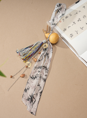 《禄芦》葫芦挂饰包包挂件 汉服圆领袍配饰腰挂纱带禁步