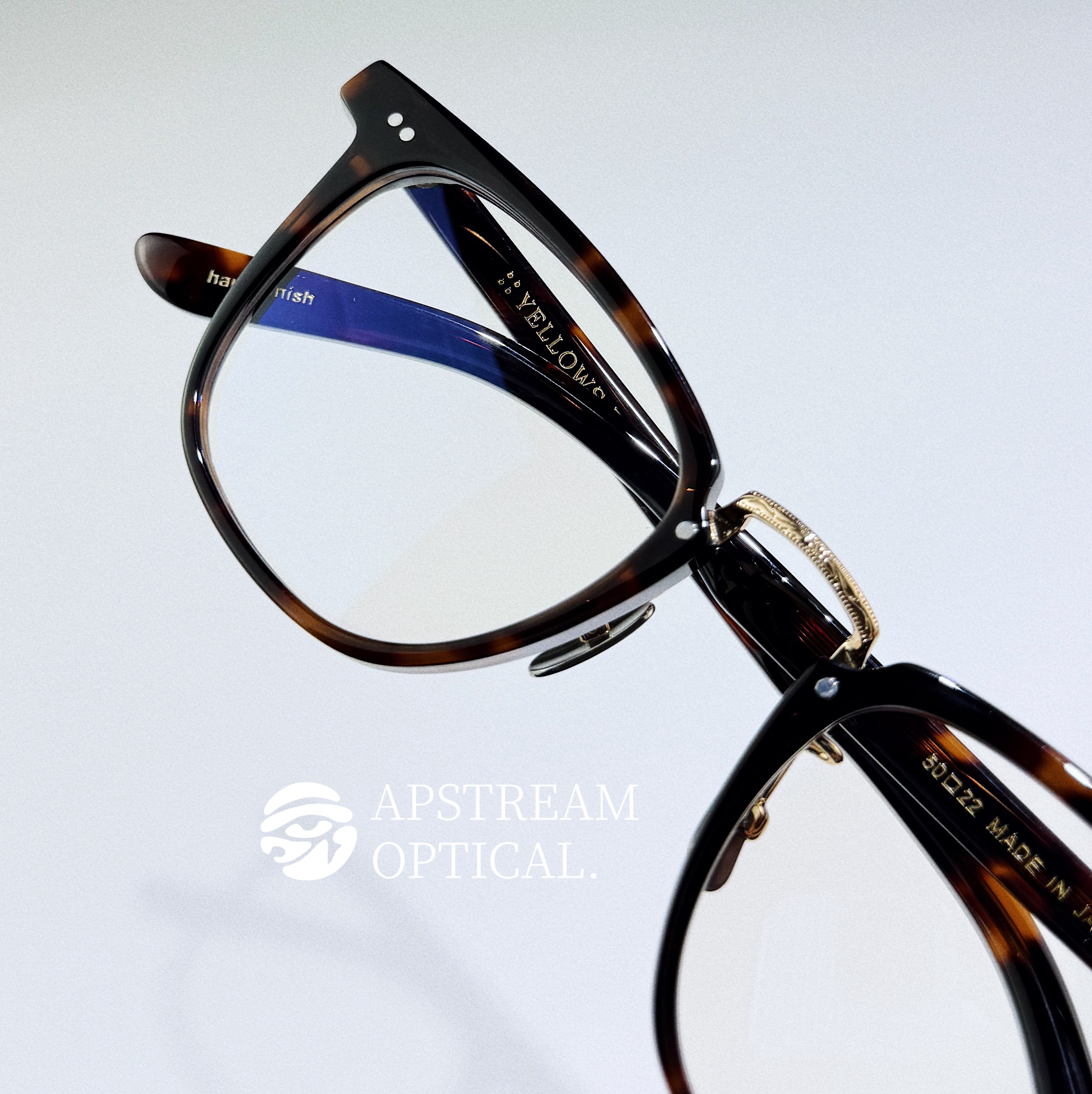 YELLOWS PLUS同款复古日本中金工余文乐潘丢丢板材眼镜框架STACY - 图2