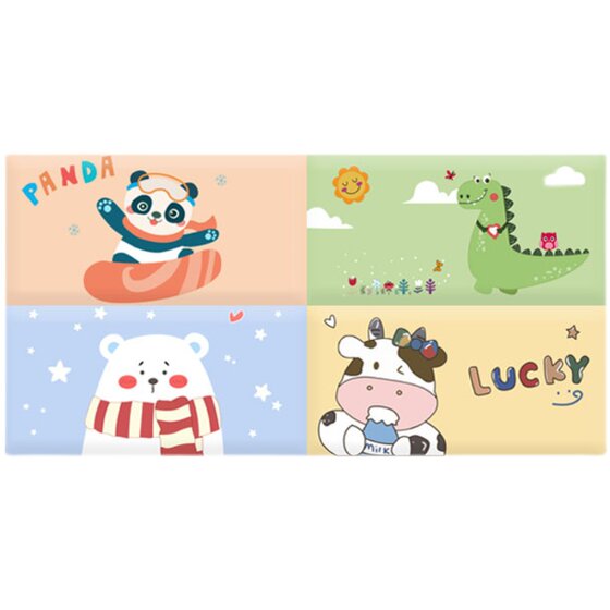 Early childhood education center cartoon anti-collision soft package tatami wall enclosure
