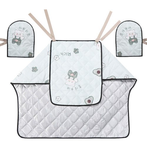 分体电动车挡风被夏季防晒遮阳罩防水电车电瓶摩托防风夏天薄款 - 图3