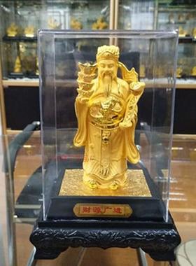 财神办公室镀金小摆件