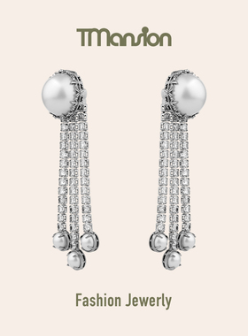 名媛风耳环Tmansion/倜公馆铂金