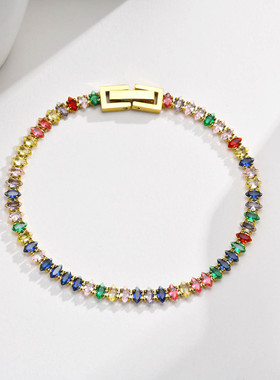 手链钛钢花篮链青金石黑玛瑙饰品