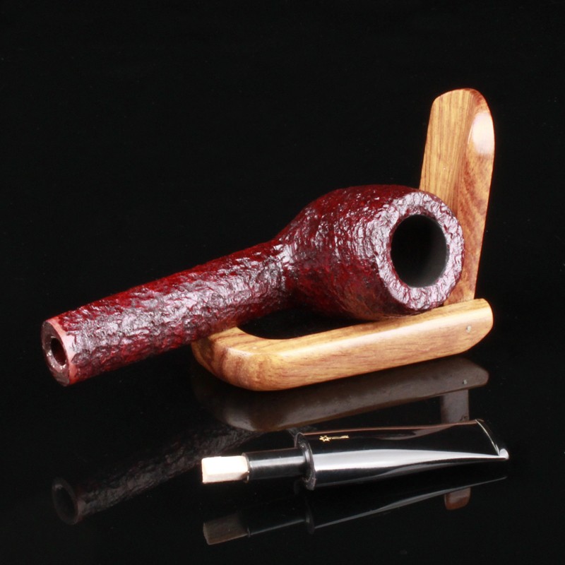 意大利沙芬进口石楠木烟斗沙芬桌斗加长烟杆送长辈Savinelli 804 - 图1