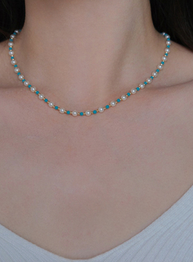 LaHabanagirl天然绿松石项链