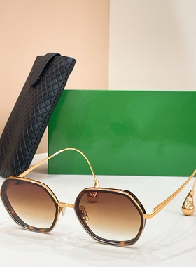 墨镜女款耳坠镜腿高级感显脸小大框适合方圆脸防紫外线女士太阳镜