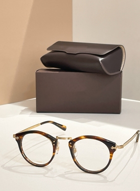 复古板材钛光学眼镜框陈奕迅胡歌同款中金近视防蓝光防雾眼镜架潮