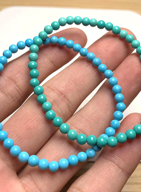 女生手串绿松石单圈简单时尚