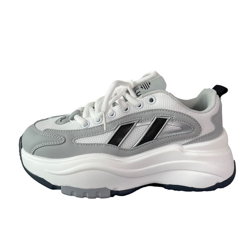 老爹鞋男潮牌2024夏季新款网面复古增高厚底休闲鞋情侣百搭运动鞋 - 图3