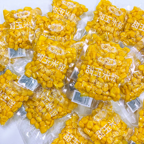 珍小侠甜玉米粒开袋即食水果玉米粒头沙拉免煮即食玉米小吃零食 - 图0