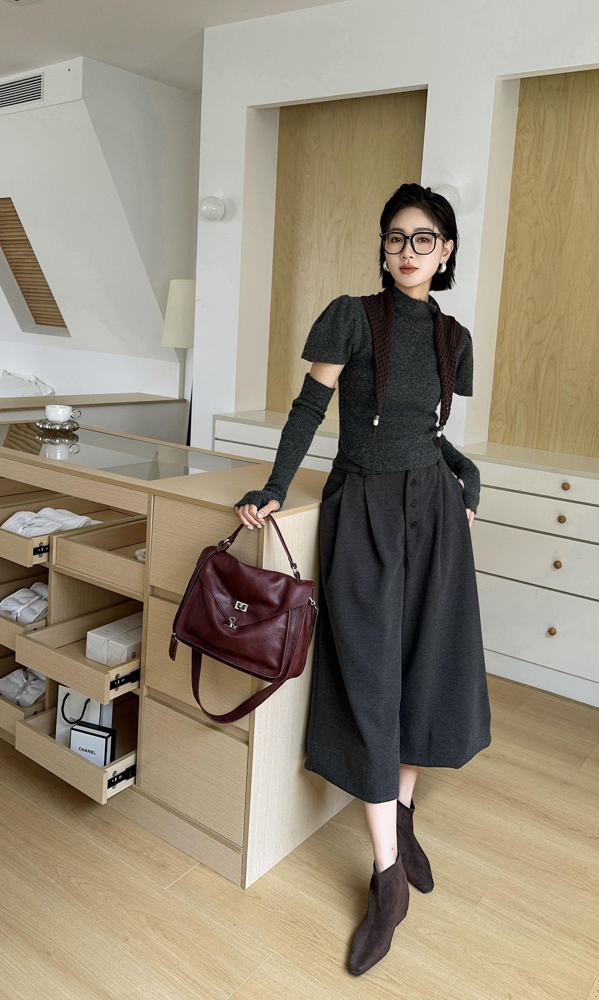 乐花惜时2026新款女包高级感大容量手提包时尚百搭单肩斜挎包通勤 - 图2