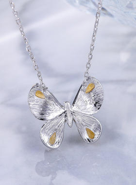 设计师款S925银高颜值复古风vintage小众轻奢高级感纯银项链吊坠