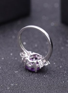 高档戒指纯银个性复古风欧美轻奢