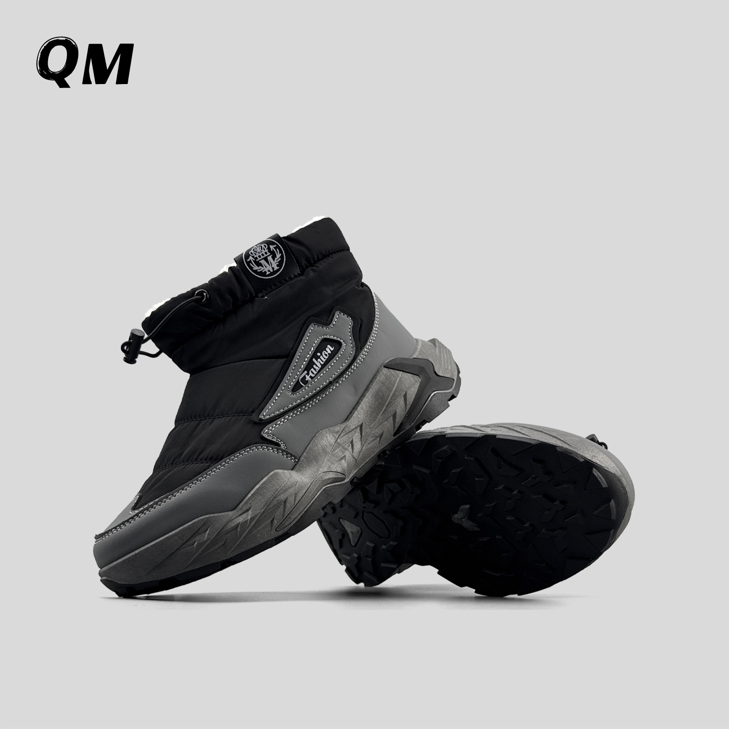 外贸男士冬季雪地靴加绒加厚保暖防滑棉靴御寒高帮鞋厚底户外运动 - 图3