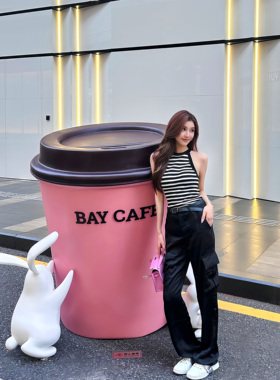 奶茶咖啡杯雕塑摆件