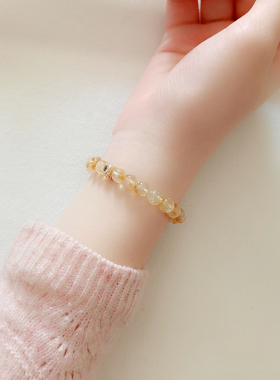 手串黄塔晶轻奢精致女招财暴富