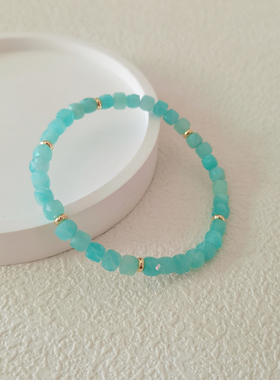 JUZITU天然原创天河石手链