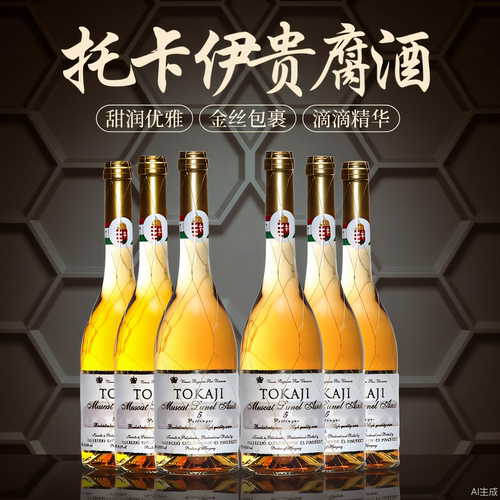 匈牙利进口红酒金线Tokaji Aszu女甜酒5篓5P18年托卡伊贵腐酒6瓶 - 图2