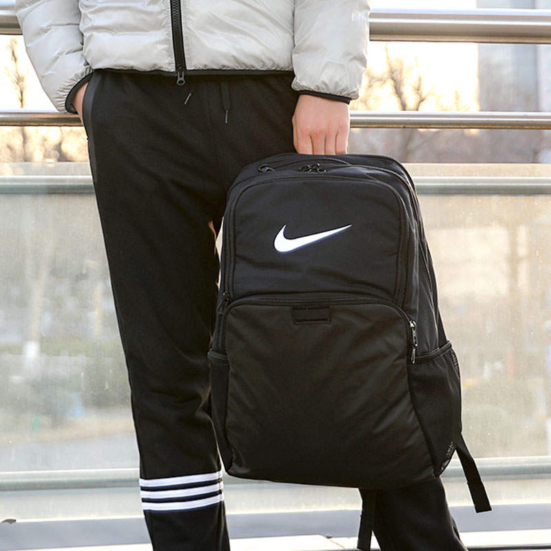 Nike耐克双肩包男大容量正品旅游休闲运动包学生书包背包女BA5959-图0