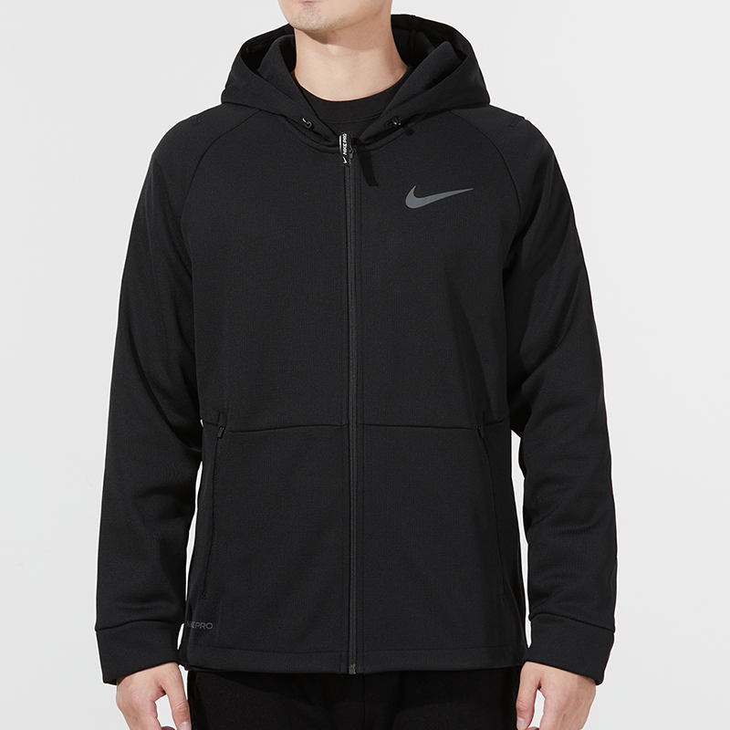 耐克连帽外套男装Nike正品2023春秋新款加绒运动服跑步茄克DD2125