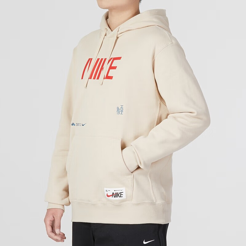 Nike耐克秋冬卫衣男子运动服2023新款连帽加绒套头衫潮FD4058-126