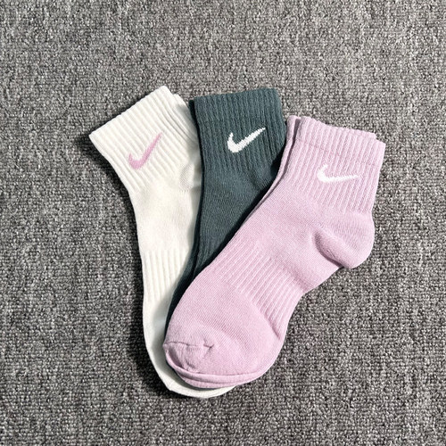 Nike耐克袜子春季新款中筒袜男女篮球运动袜速干短袜跑步袜SX7677 - 图0