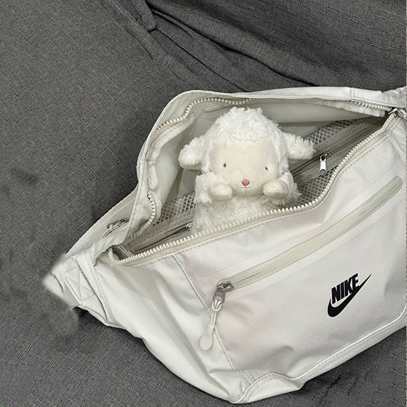 Nike Nike genuine large capacity single shoulder messenger bag men's bag women's bag casual sports bag backpack waist bag DN2556