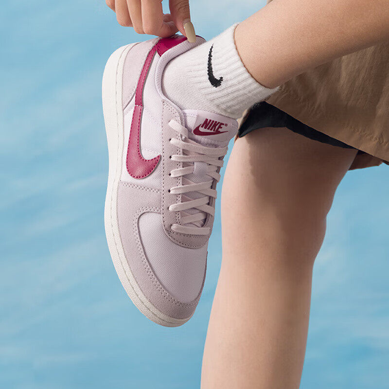 Nike耐克鞋子冬季新款女鞋薄底运动鞋翻毛皮板鞋轻便跑步鞋IF0465,淘宝优惠券,粉丝福利购,淘宝优惠卷