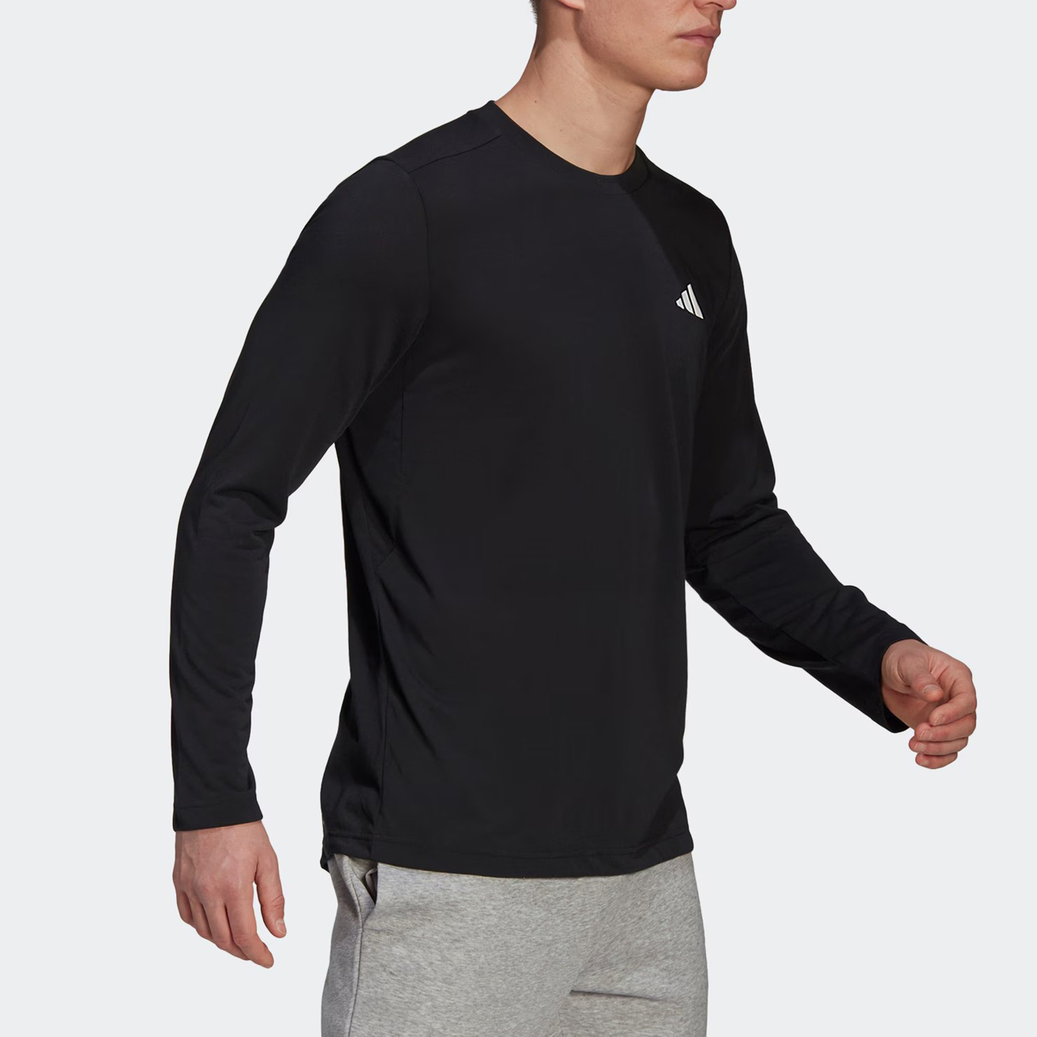 阿迪达斯长袖T恤男新款跑步健身训练运动服户外跑步速干透气上衣,淘宝优惠券,粉丝福利购,淘宝优惠卷