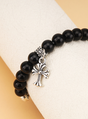 十字架串珠手链闺蜜情侣手串手饰