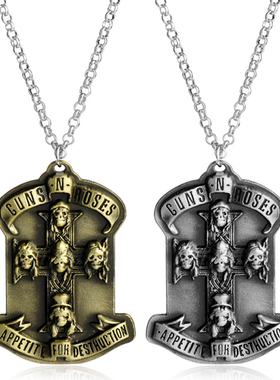 欧美流行摇滚乐队周边潮流项链