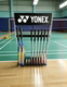 Badminton racket display rack, acrylic boutique metal rack, storage rack for home store, tennis racket display rack