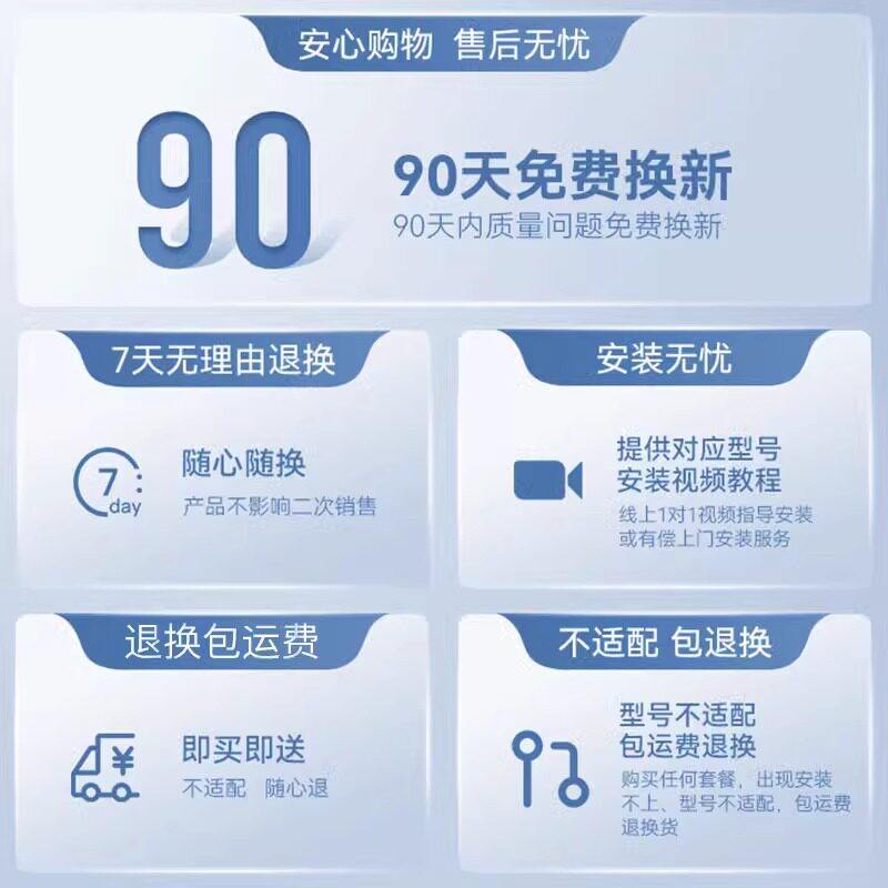 适配苏宁极物小Biu净水器机R500-W1通用PPC复合RO反渗透膜滤芯