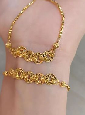 五帝爆闪碎冰冰钱多转运珠手链